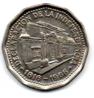 Argentina - 1966 - 10 Pesos - Comemorativa - 150º Aniversário da Declaração de Independência