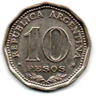 Argentina - 1966 - 10 Pesos - Comemorativa - 150º Aniversário da Declaração de Independência - Foto 2