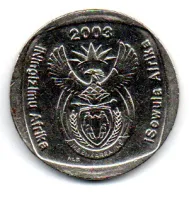 África do Sul - 2003 - 2 Rand - Polida - Foto 2