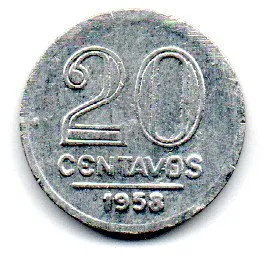 1958 - 10 Centavos - Moeda Brasil - MBC Imagem