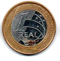 2014 - 1 Real - Comemorativa Olimpíadas - Atletismo - Moeda Brasil - C/ Danos - Foto 2