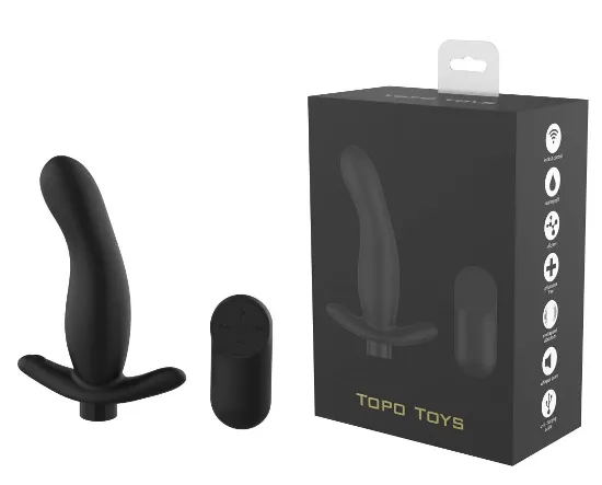 Plug Anal e Massageador de Próstata 12 x 4cm Desire USB- SW028