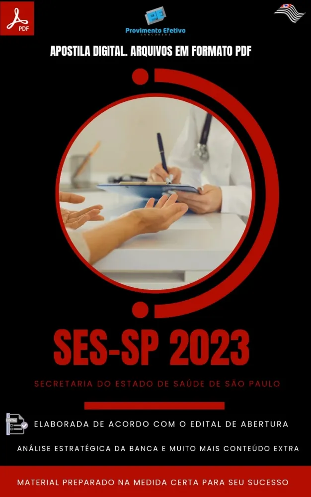 Apostila SES SP Ano 2023 Agente Técnico de Assistência a Saúde