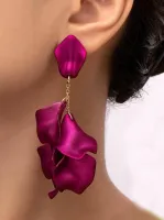 Brincos pendentes pétala - Foto 4
