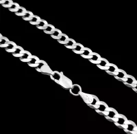 Corrente de prata grumet - 70 cm - CO470 - Foto 2
