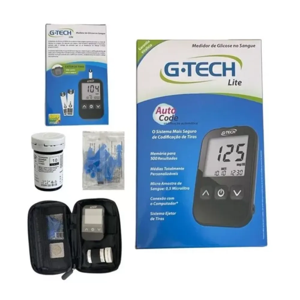 Monitor de Glicose no Sangue - GTECH LITE Imagem