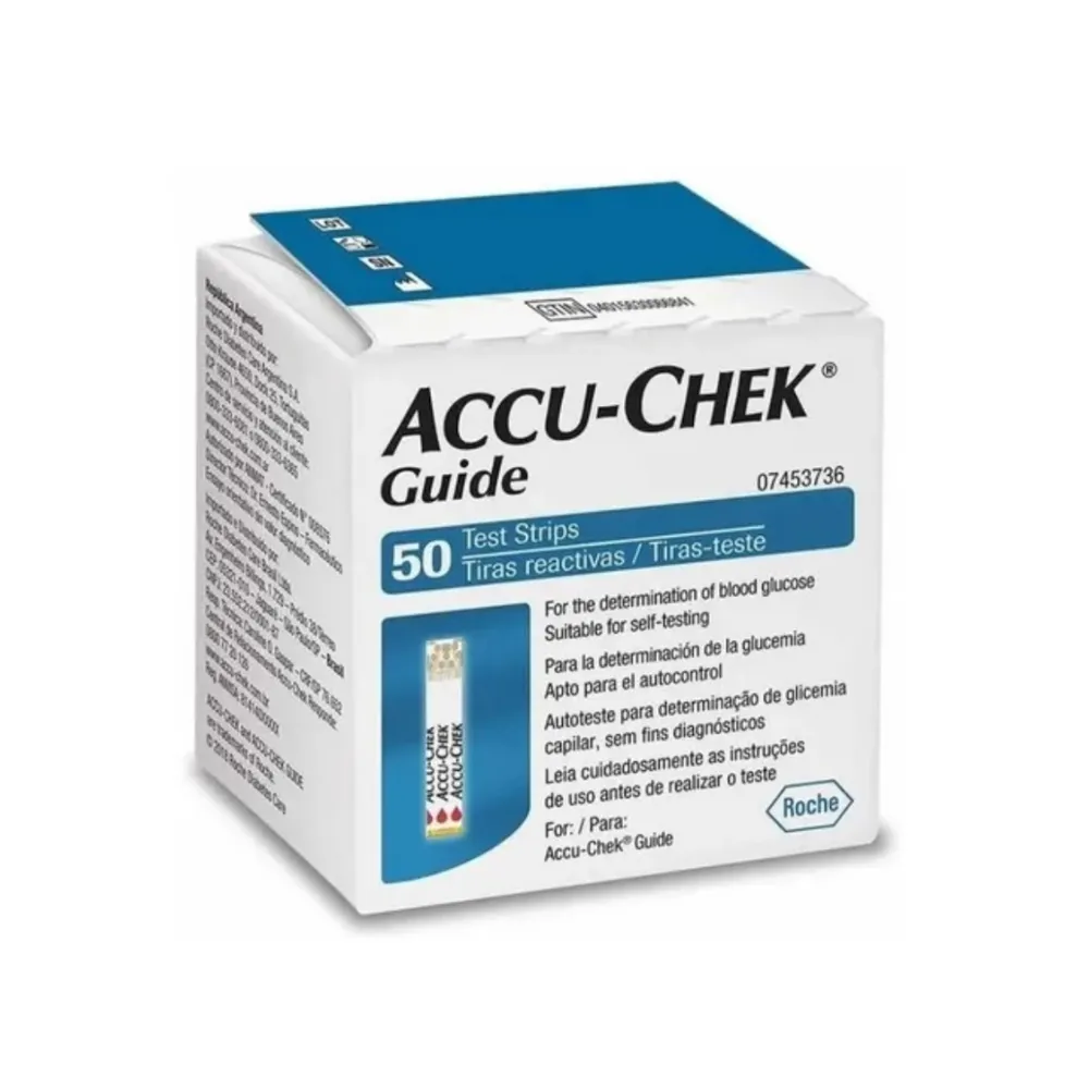 Tiras Teste Glicemia ACCU-CHEK GUIDE
