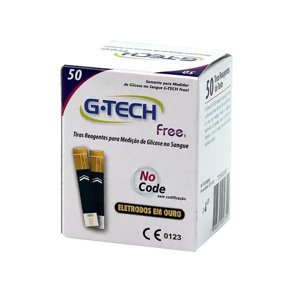 Tiras Teste Glicemia GTECH FREE Imagem