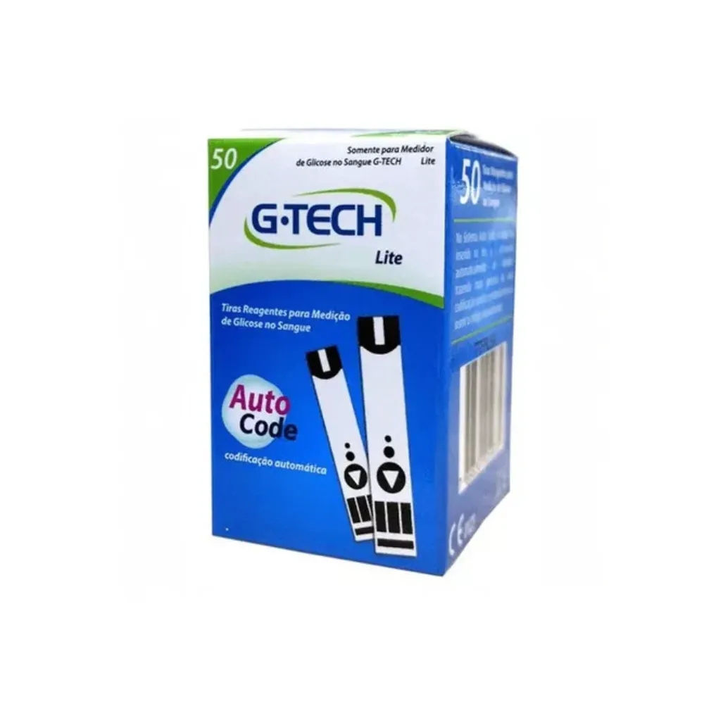 Tiras Teste Glicemia GTECH LITE