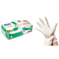 Luva de procedimento LÁTEX SEM PÓ Medix
