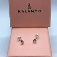 Par de Brincos de Prata - Gota  - BB1245