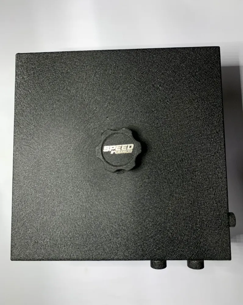 Tanque em Inox 15 Litros com Tampa Preto Imagem