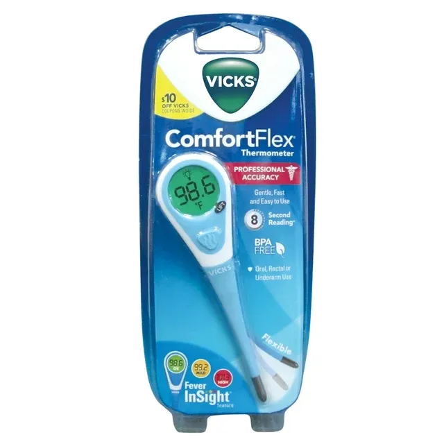 Termômetro Digital Vicks Comfort Flex 8 Seg Importado Usa + Frete gratis  Imagem