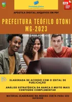 Apostila Pref Teófilo Otoni MG Agente comunitário 2023 