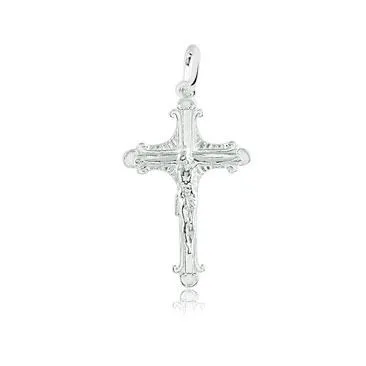 Pingente de Prata 950 - Crucifixo  - 250879