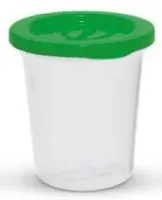 Kit com 50 Copos Dosador com Tampa de Pressão / Amamentação /Leite Materno 60-80ml - CDM