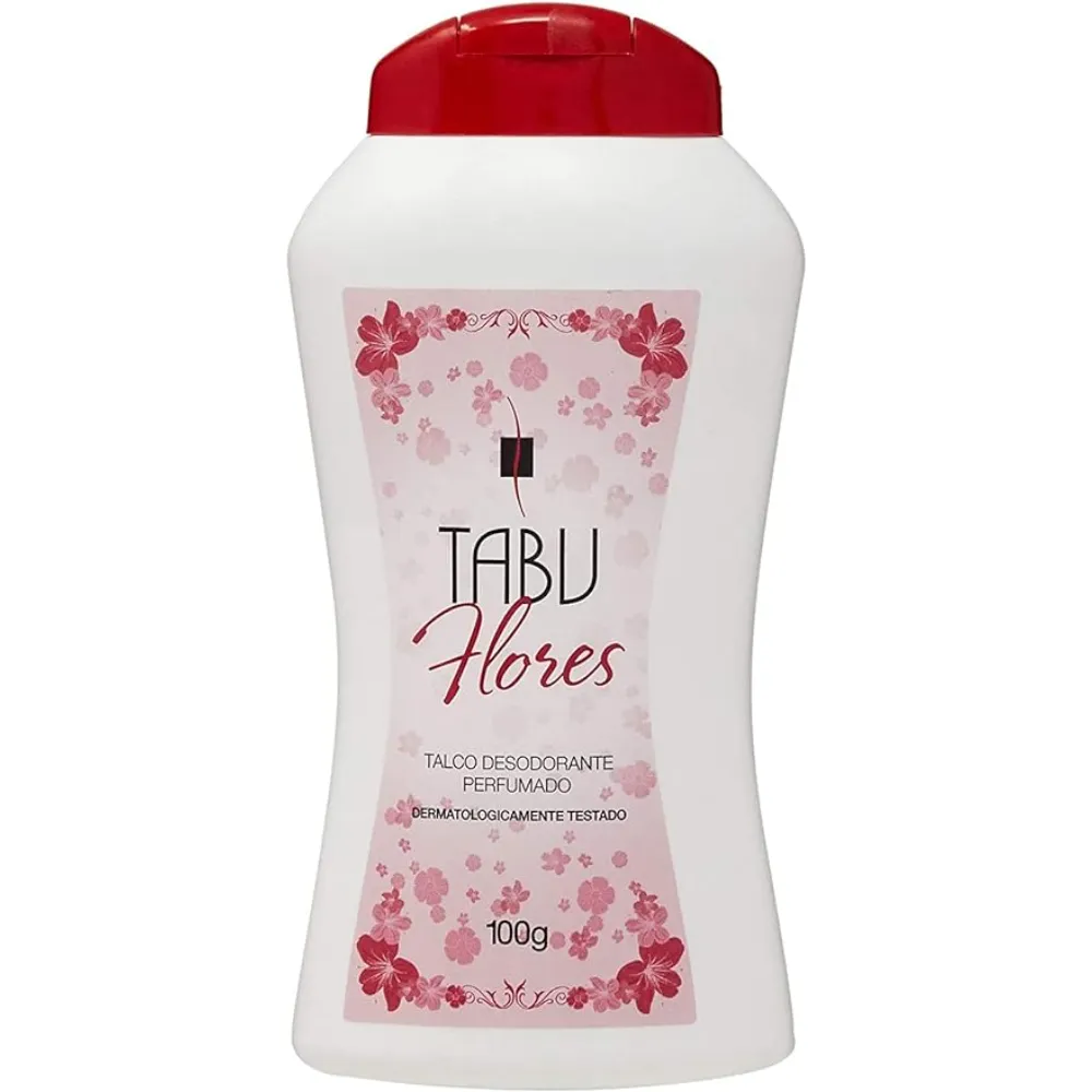 Talco Perfumado Flores Tabu 100g