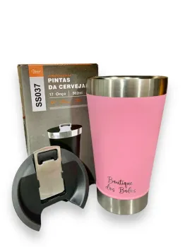 Copo Térmico Inox Abridor e Tampa Personalizados Á Laser