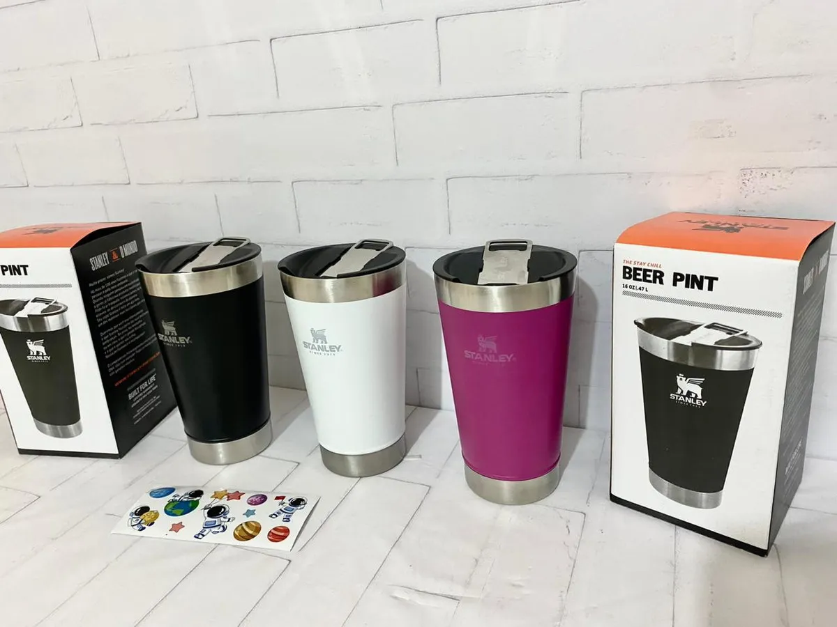 Copo Termico Inox Tampa Abridor Cores Full