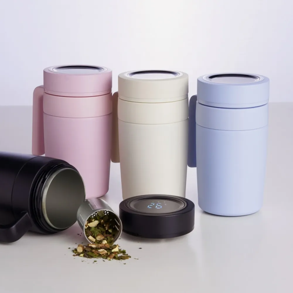 Caneca Copo Térmico Personalizado Display Com Led Mod 18641