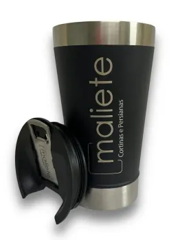 Copo Térmico Inox Premium 473ml Personalizado Laser