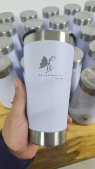 Copo Térmico Personalizado a Laser Branco