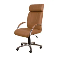 Poltrona Presidente Trieste Mecanismo Relax e Base Cromada com Braços em Alumínio - Foto 2