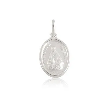 Pingente de prata 950 - Nª  S.  Aparecida - 250456