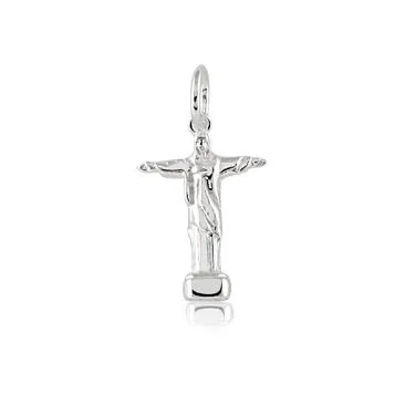Pingente de Prata 950 - Cristo Redentor - 250420