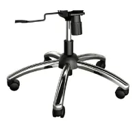 Poltrona Presidente Rimini Mecanismo Relax com Base Cromada e Braços em Alumínio - Foto 4