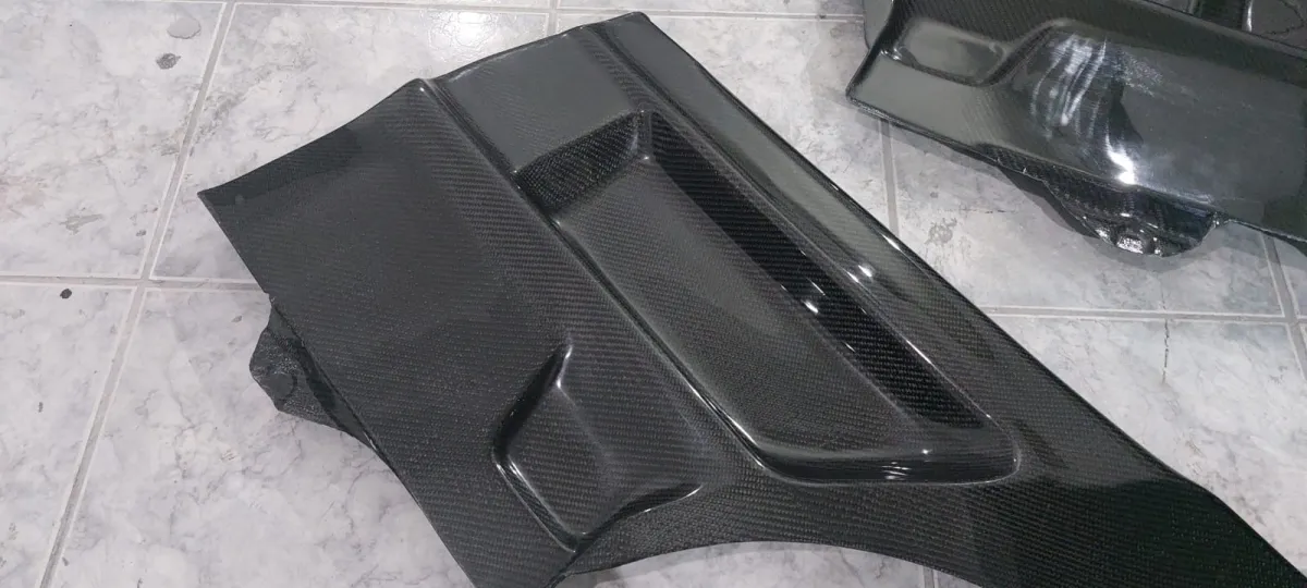 Kit forros de portas traseiro BMW E36 100% carbono (coupe)
