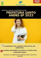 Apostila Prefeitura Santo André SP NUTRICIONISTA 2023 