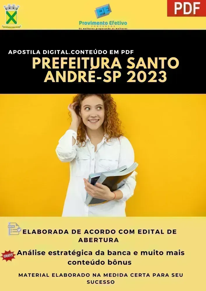 Apostila Prefeitura Santo André SP PSICÓLOGO 2023 