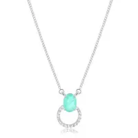 Colar de prata 925 com pedras - 231666