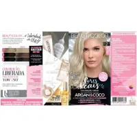 Tintura Permanente Loiro Muito Claro Cinza Beauty Color - Foto 3