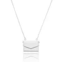 Colar de Prata 950 - Relicário Envelope - CO680 - Foto 2