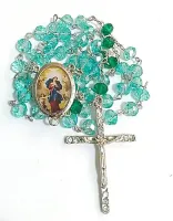 Terço Nossa Senhora Desatadora De Nós Cristal 8mm 