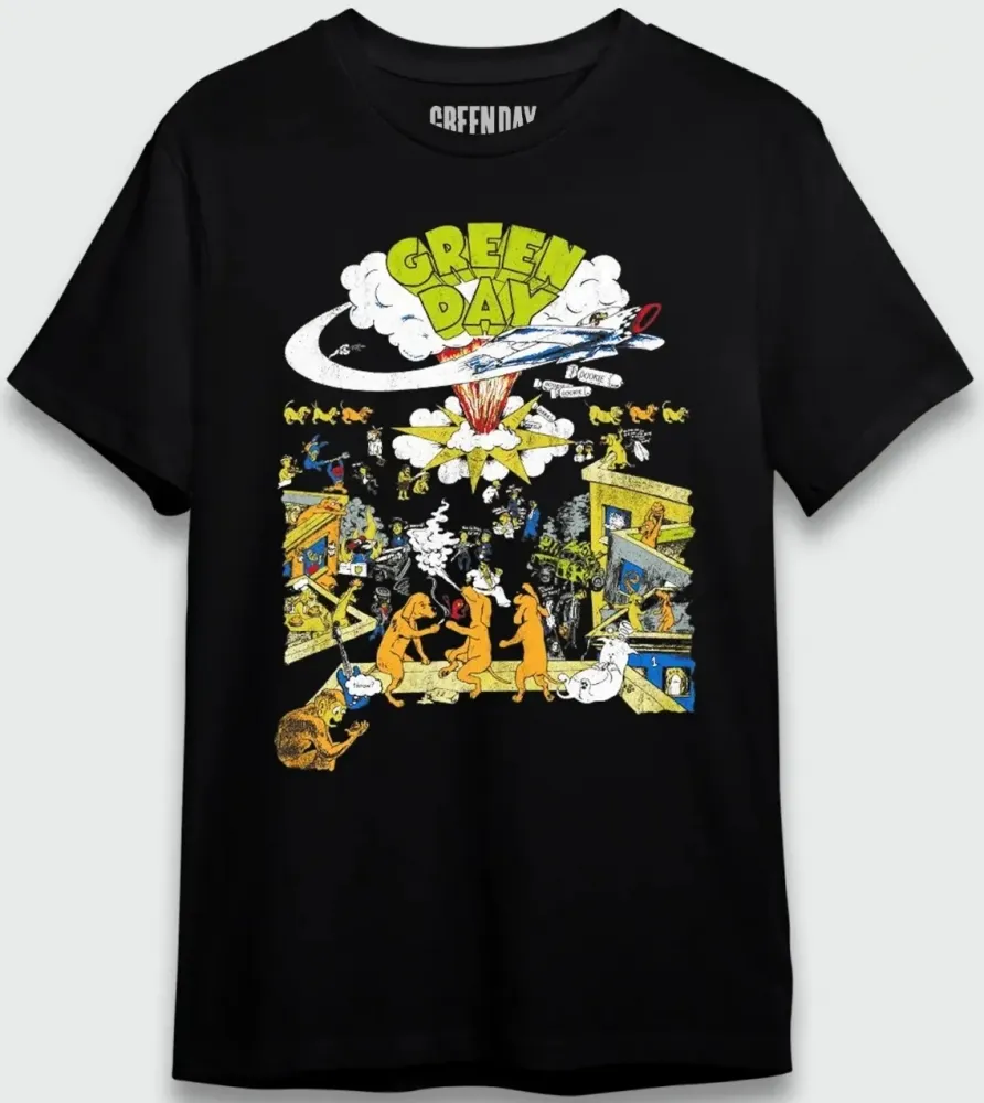 CAMISETA GREEN DAY DOOKIE PRETA