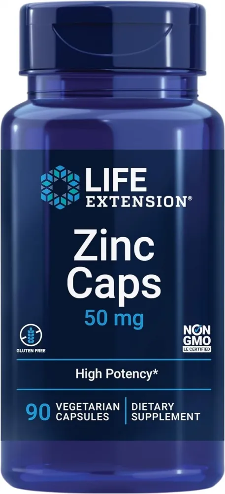 Zinco Life Extension Zinc Caps 50mg C/90 Importado