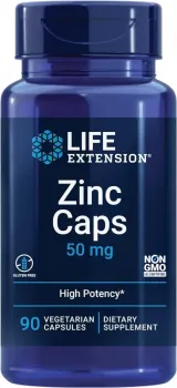 Zinco Life Extension Zinc Caps 50mg C/90 Importado