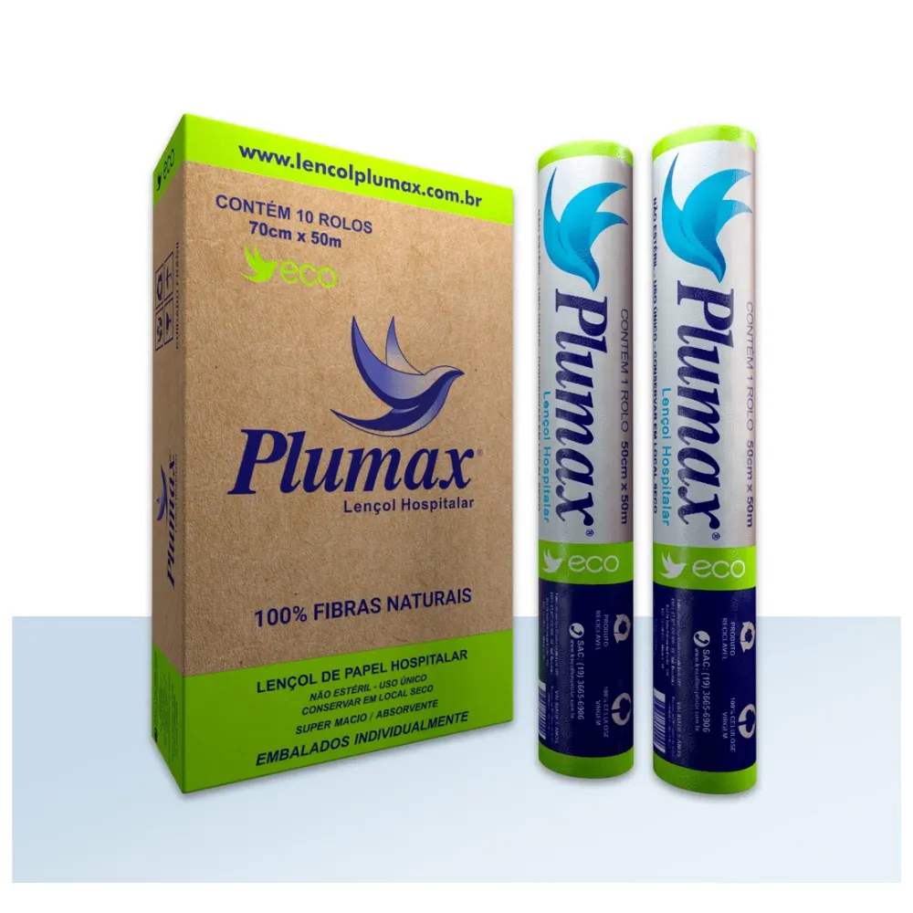 Lençol de Papel 70x50 Eco PLUMAX Imagem