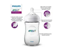 Mamadeira Pétala Philips Avent Transparente SCF033/17 - 260ml - 1m+ - Foto 2