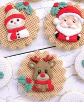 Molde de Silicone Natal Trio