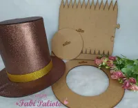 G1.482  Gabarito de Moldes  em MDF Cartola Grande - Foto 2