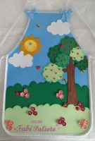 G1.483  Gabarito de Moldes  em MDF Avental Para Contação de Histórias - Foto 4