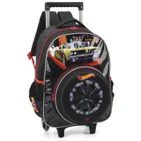 Kit Mochila e lancheira Hot-Wheels c; alça de costas Original - Foto 3