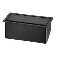 Estação de Trabalho Mesa Plataforma Para 2 Lugares Pé Metal  Quadro com Caixa Para Tomadas Lexus - Foto 3