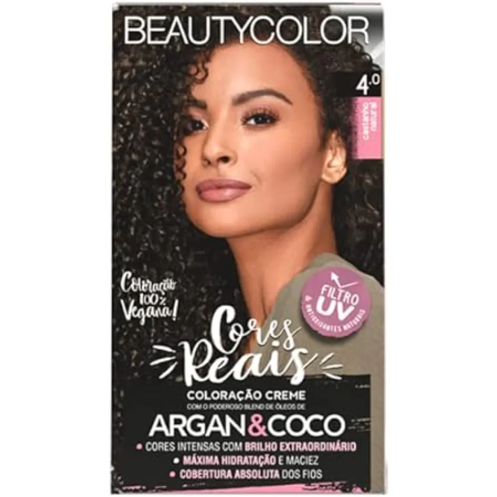 Tintura Permanente Castanho Natural Beauty Color Imagem