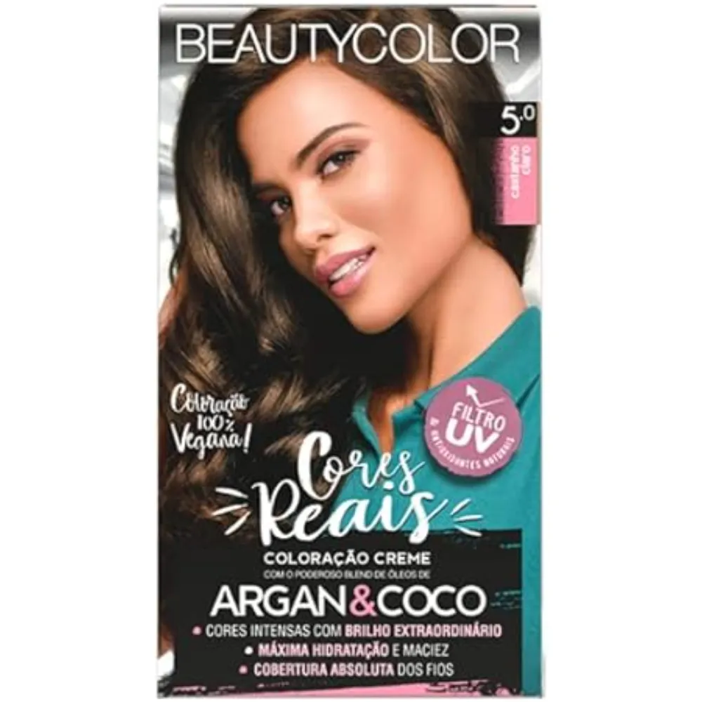 Tintura Permanente Castanho Claro Beautycolor
