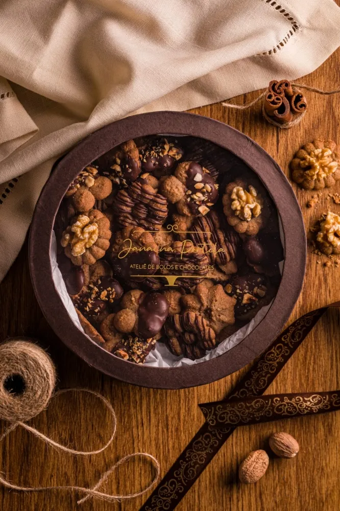 Redonda Cartonada Diâm.  20,0 x 10,0 altura - Com Visor